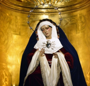 María Santísima de los Dolores. Parroquia de San Sebastián. Alcalá de Guadaíra.