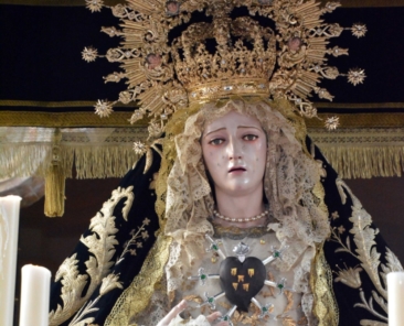 María Santísima del Rosario en sus Misterios Dolorosos. Iglesia de la Santísima Vera Cruz. Arahal